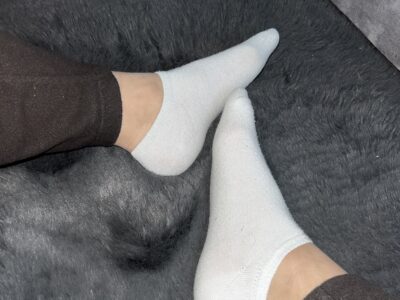 Getragene Socken
