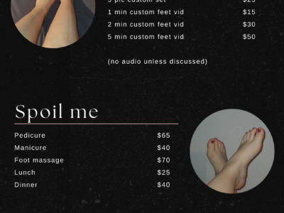 My prices ♡