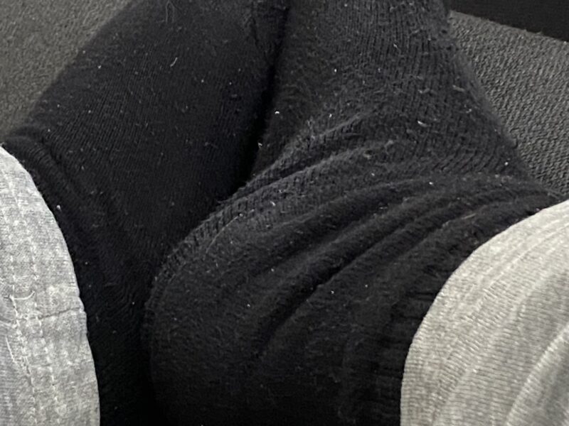 Füße in Socken