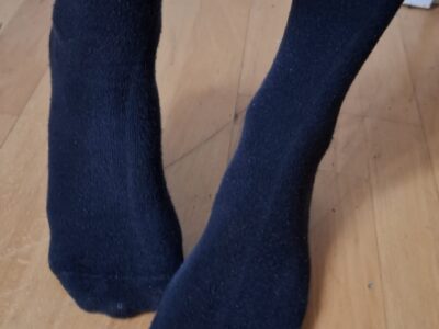 Getragene Socken heißer Studentin