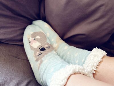Mit Kuschelsocken🥰