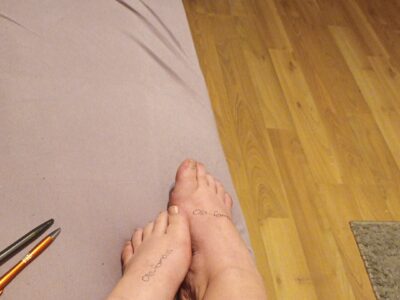Füße und Socken