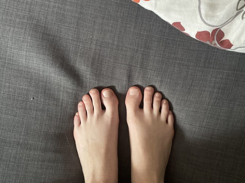 Fußbilder mit nagellack nach wahl
