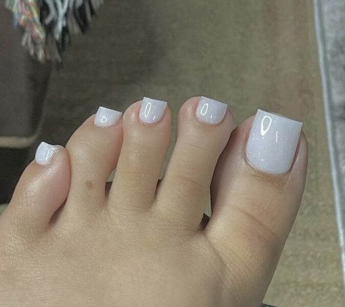 Füsse weiss