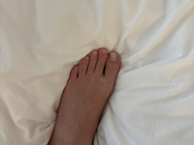 My foot 😌